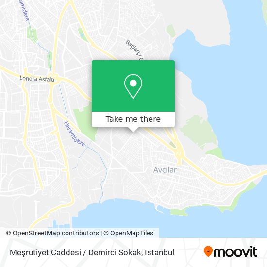 Meşrutiyet Caddesi / Demirci Sokak map