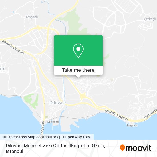 Dilovası Mehmet Zeki Obdan İlköğretim Okulu map
