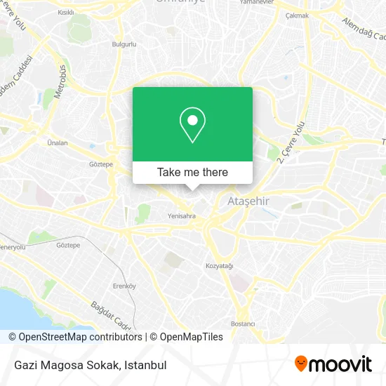 Gazi Magosa Sokak map