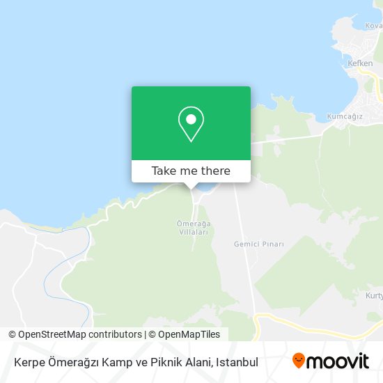 Kerpe Ömerağzı Kamp ve Piknik Alani map