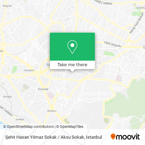 Şehit Hasan Yılmaz Sokak / Aksu Sokak map
