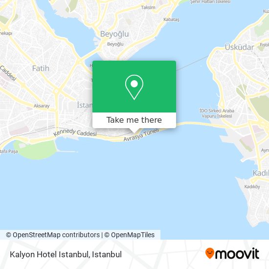 Kalyon Hotel Istanbul map