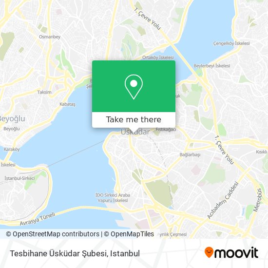 Tesbihane Üsküdar Şubesi map