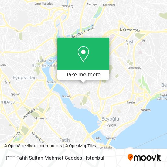 PTT-Fatih Sultan Mehmet Caddesi map