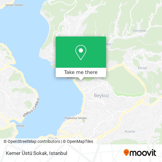 Kemer Üstü Sokak map