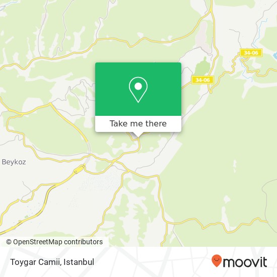 Toygar Camii map