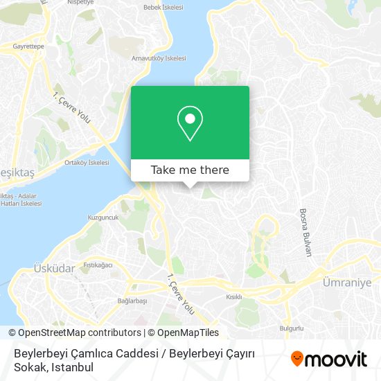 Beylerbeyi Çamlıca Caddesi / Beylerbeyi Çayırı Sokak map