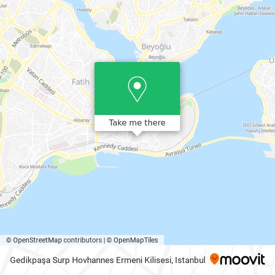 Gedikpaşa Surp Hovhannes Ermeni Kilisesi map