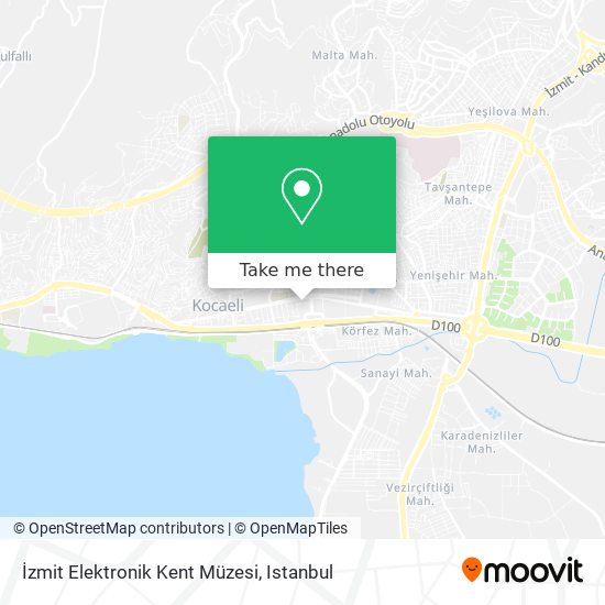 İzmit Elektronik Kent Müzesi map