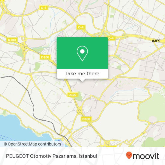 PEUGEOT Otomotiv Pazarlama map