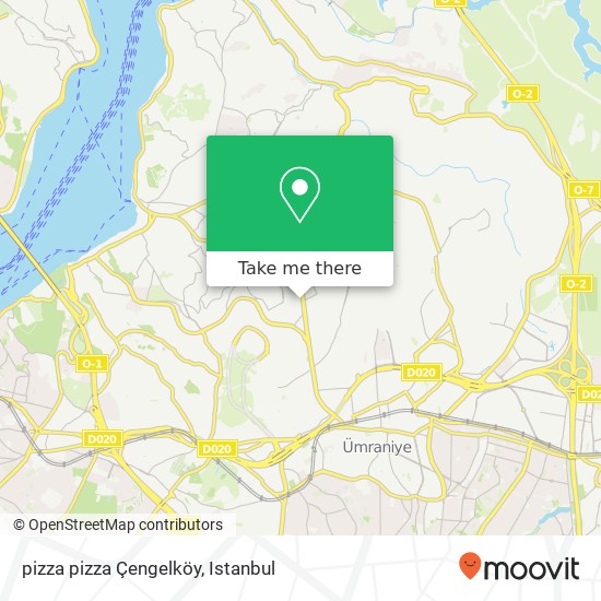 pizza pizza Çengelköy map