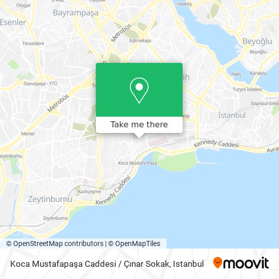 Koca Mustafapaşa Caddesi / Çınar Sokak map