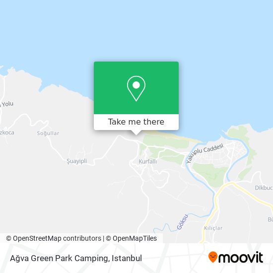 how to get to agva green park camping in sile by bus train or cable car