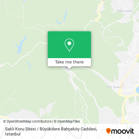 Saklı Koru Sitesi / Büyükdere Bahçeköy Caddesi map