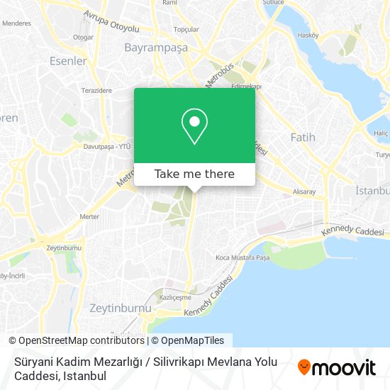Süryani Kadim Mezarlığı / Silivrikapı Mevlana Yolu Caddesi map