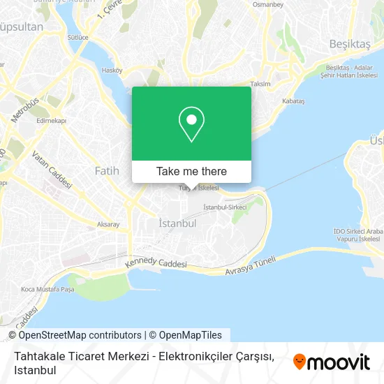 Tahtakale Ticaret Merkezi - Elektronikçiler Çarşısı map
