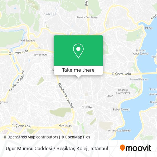 Uğur Mumcu Caddesi / Beşiktaş Koleji map