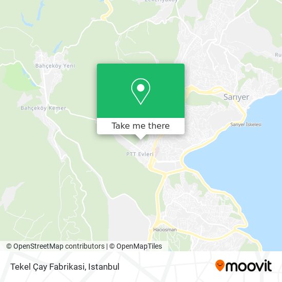 Tekel Çay Fabrikasi map