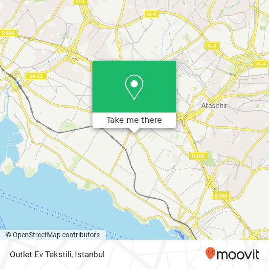 Outlet Ev Tekstili map