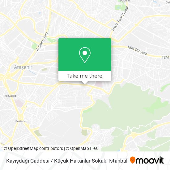 Kayışdağı Caddesi / Küçük Hakanlar Sokak map