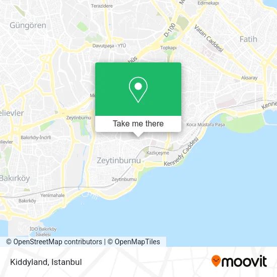 Kiddyland map