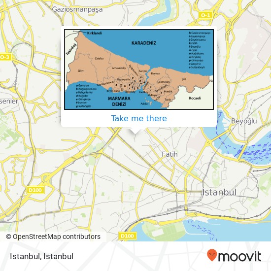 Istanbul map