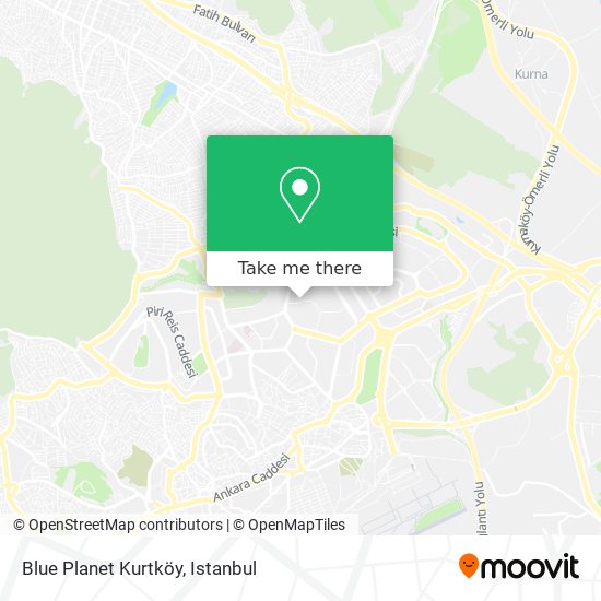 Blue Planet Kurtköy map