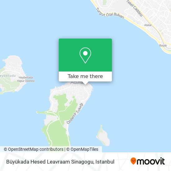 Büyükada Hesed Leavraam Sinagogu map