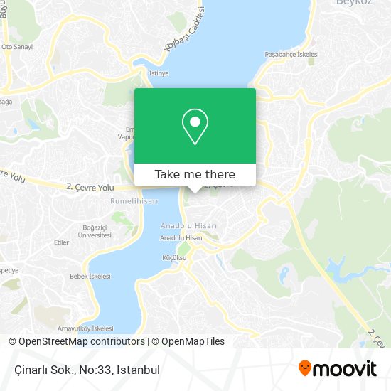 Çinarlı Sok., No:33 map
