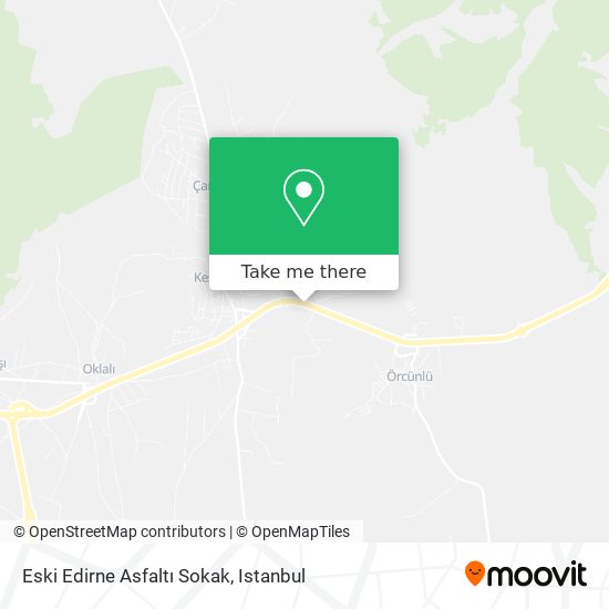 Eski Edirne Asfaltı Sokak map