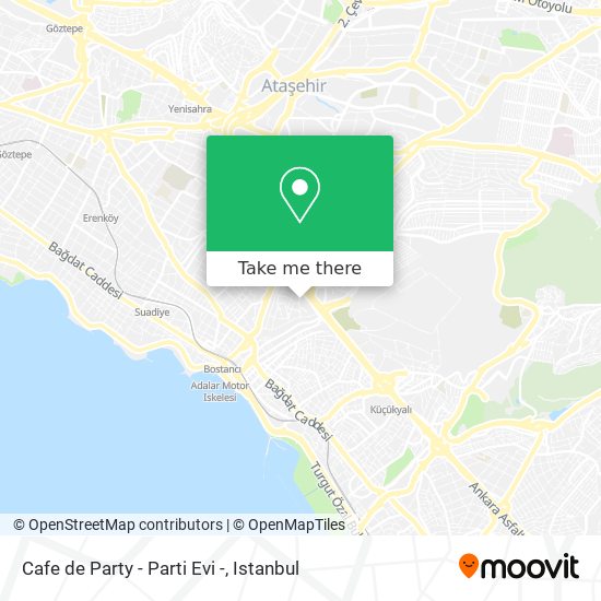 Cafe de Party - Parti Evi - map