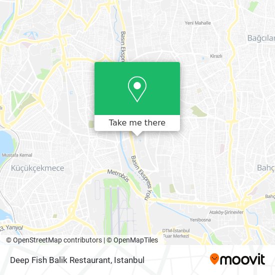 Deep Fish Balik Restaurant map