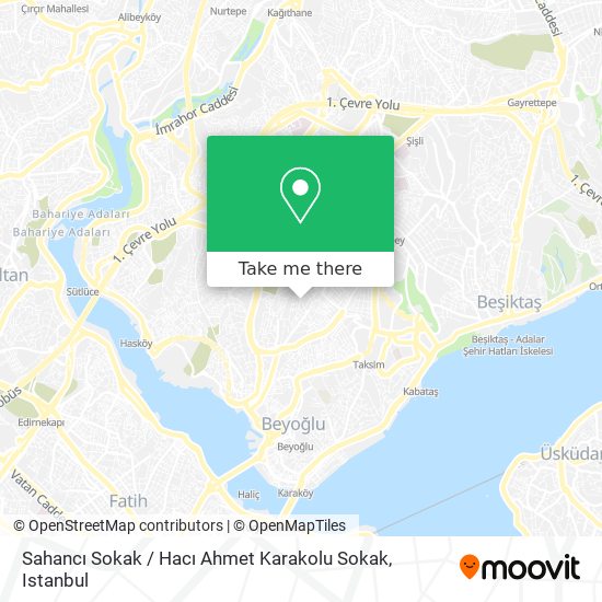 Sahancı Sokak / Hacı Ahmet Karakolu Sokak map