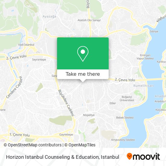 Horizon Istanbul Counseling & Education map