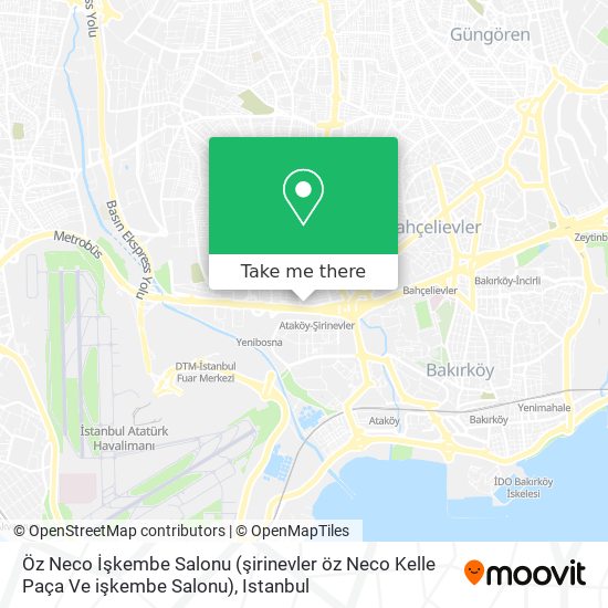 Öz Neco İşkembe Salonu (şirinevler öz Neco Kelle Paça Ve işkembe Salonu) map