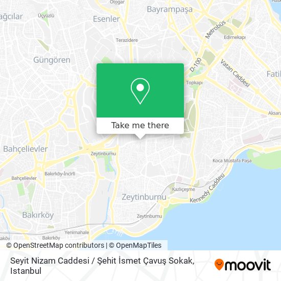 Seyit Nizam Caddesi / Şehit İsmet Çavuş Sokak map