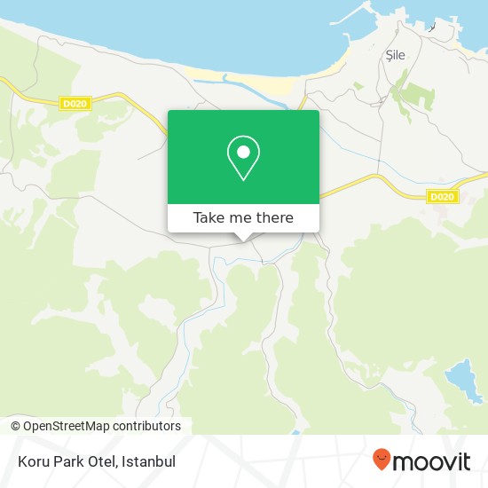 Koru Park Otel map