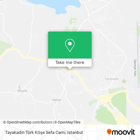 Tayakadın Türk Köşe Sefa Cami map