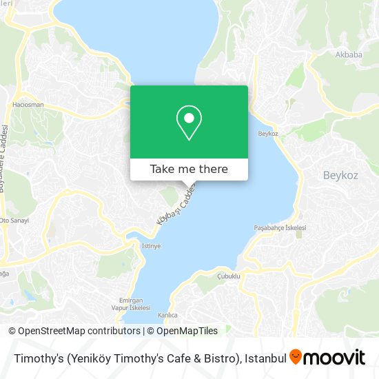 Timothy's (Yeniköy Timothy's Cafe & Bistro) map