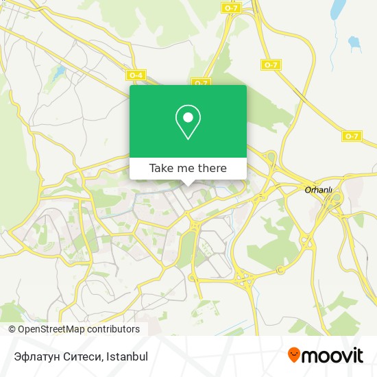 Эфлатун Ситеси map