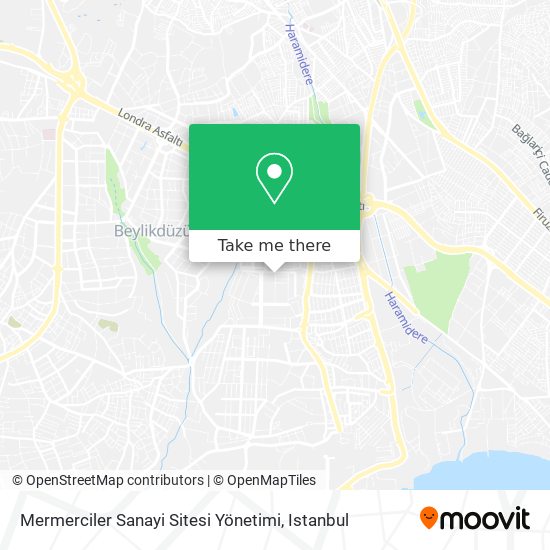 Mermerciler Sanayi Sitesi Yönetimi map