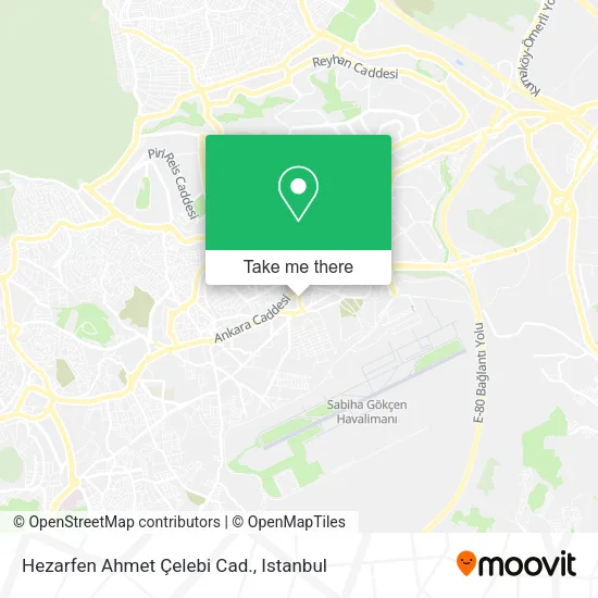 Hezarfen Ahmet Çelebi Cad. map