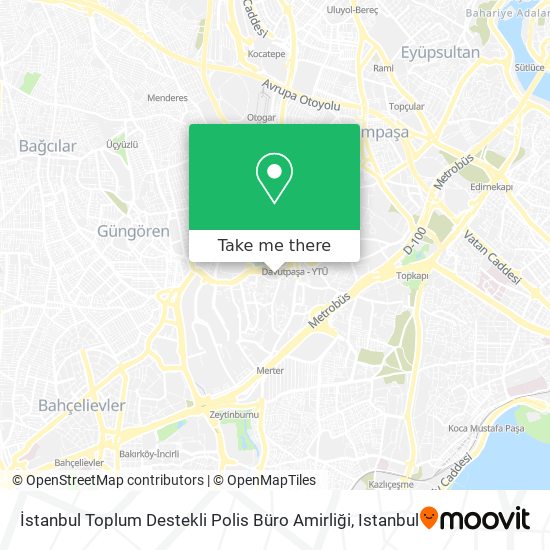 İstanbul Toplum Destekli Polis Büro Amirliği map