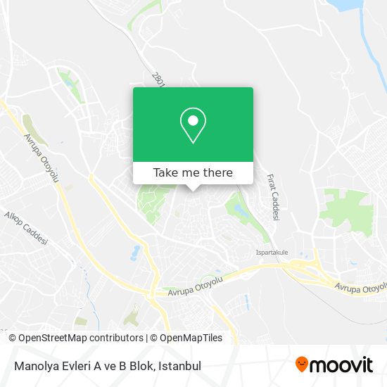Manolya Evleri A ve B Blok map