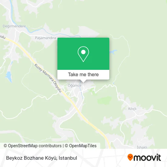 Beykoz Bozhane Köyü map