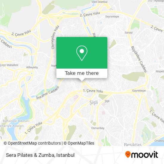 Sera Pilates & Zumba map