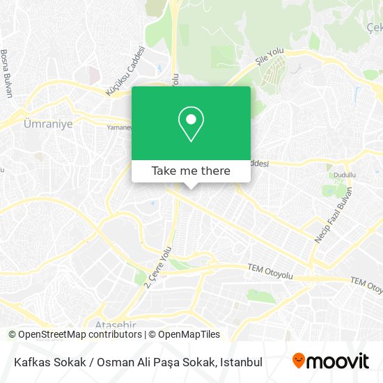 Kafkas Sokak / Osman Ali Paşa Sokak map