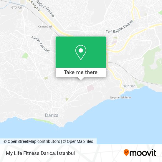 My Life Fitness Darıca map