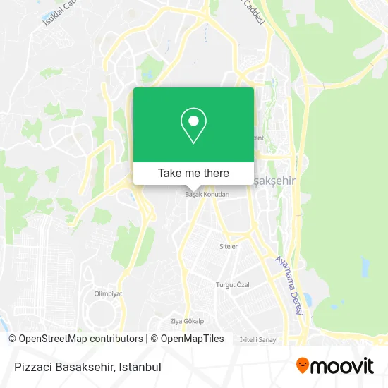 Pizzaci Basaksehir map