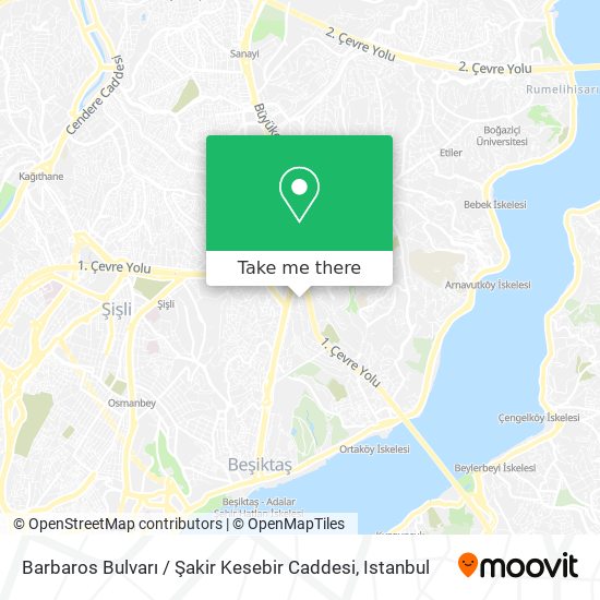 Barbaros Bulvarı / Şakir Kesebir Caddesi map